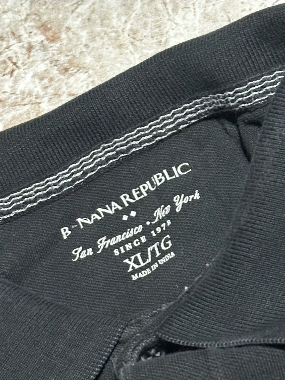 Banana Republic Black Polo Shirt